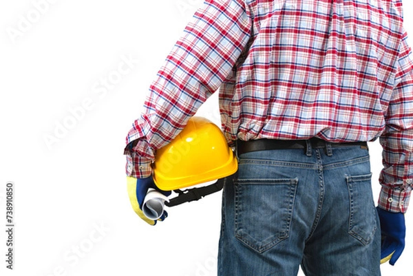 Fototapeta Builder man