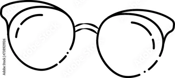 Fototapeta reading glasses