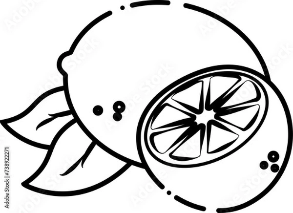 Fototapeta lemon lime