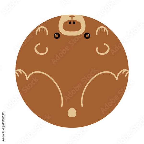 Fototapeta Round Bear