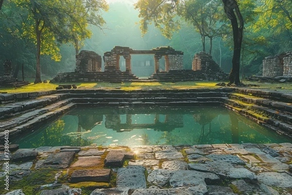 Fototapeta images of artifacts of ancient civilizations