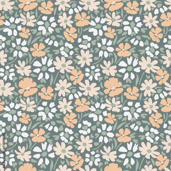 Fototapeta Seamless ditsy pattern