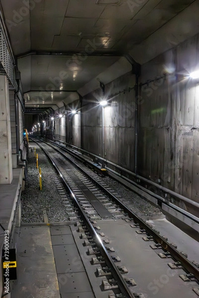 Fototapeta 地下鉄トンネル