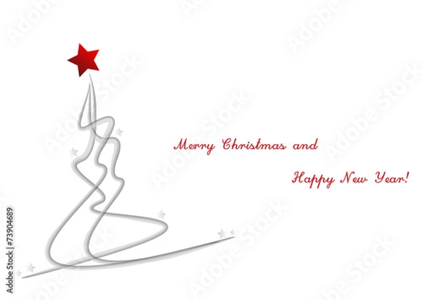 Obraz tanzende Weihnachtsbäume