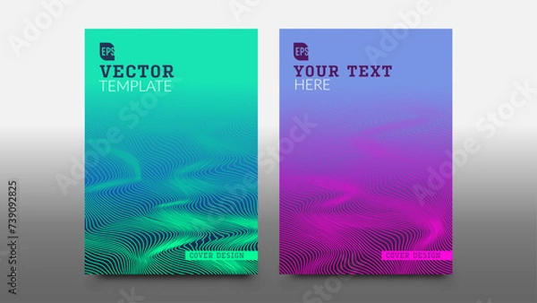 Obraz Vector graphic background minimalist geometric abstract pattern for business template 