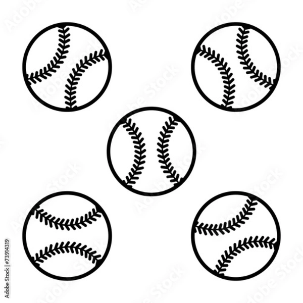 Fototapeta baseball illustration