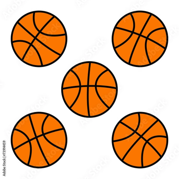 Fototapeta baseketball illustration