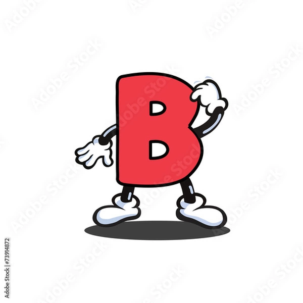 Fototapeta Blood characters vector
