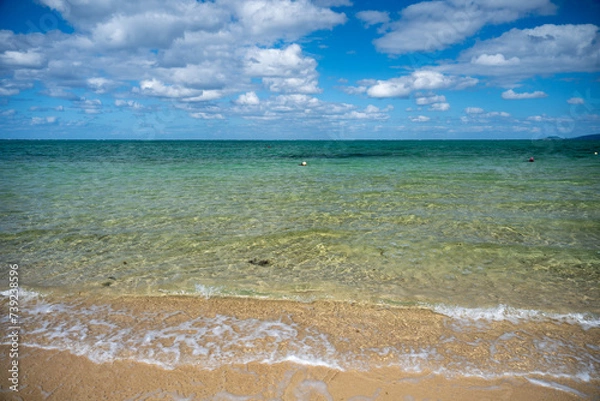 Obraz 青い海と綺麗な浜