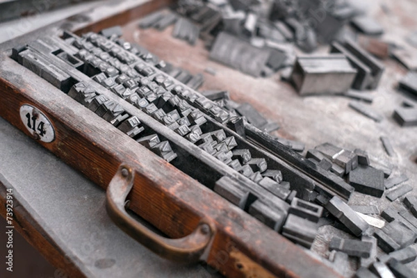 Obraz Old Typography. Vintage