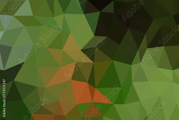 Fototapeta Light blurred abstract polygonal texture background vector.
