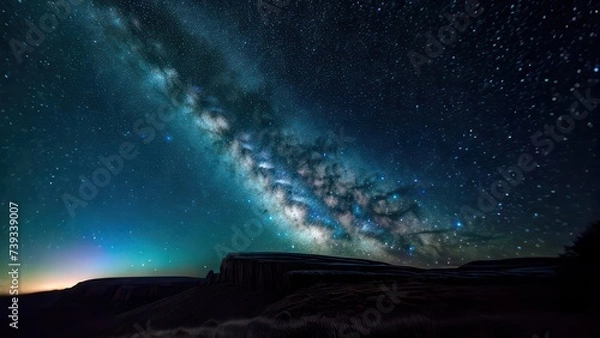 Fototapeta Sky strewn with stars