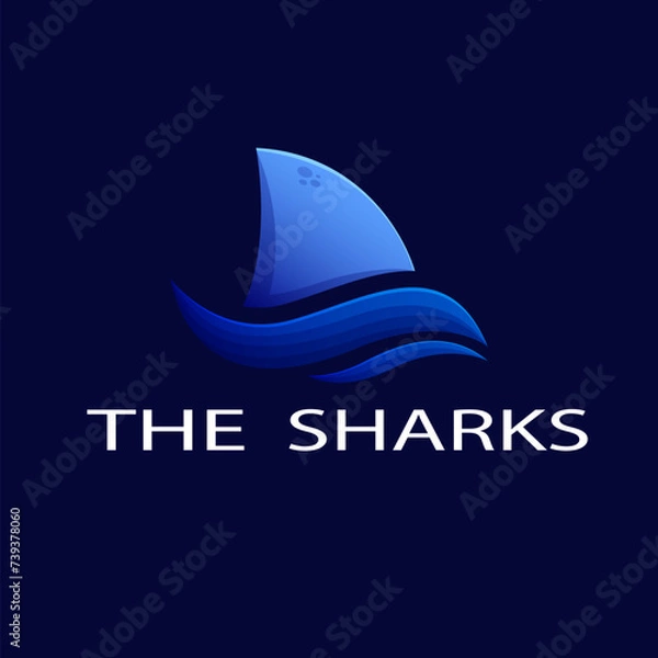 Fototapeta yacht logo vector