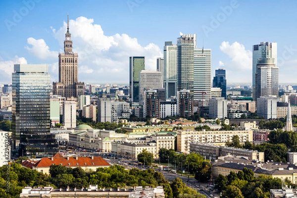 Obraz Centrum Warszawy
