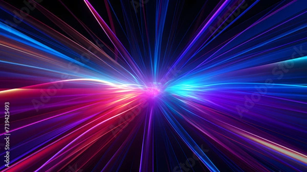 Fototapeta abstract fractal background a computer-generated 2D illustration, texture