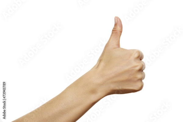 Obraz Handzeichen Daumen hoch 1