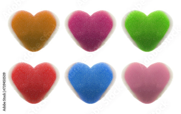 Obraz colored and isolated candy collection