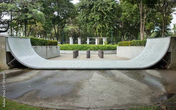 Obraz skate park ramp