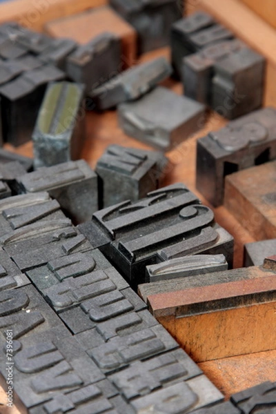 Obraz Lead Type
