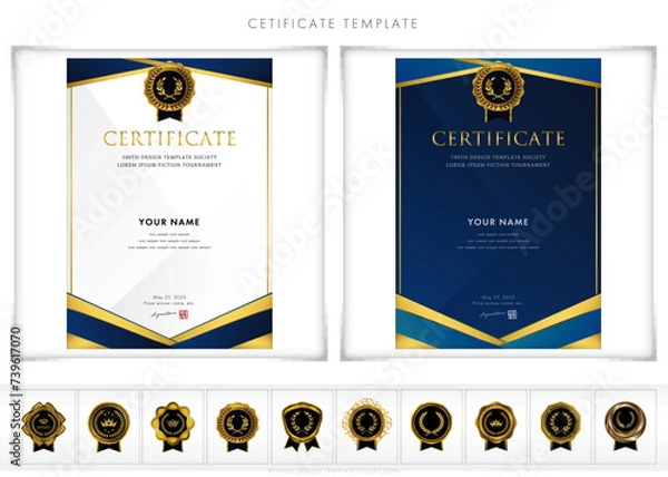 Obraz 賞状１９０　certificate　award　表彰状　celebration