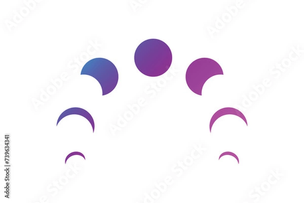 Obraz Fortune Flat Element Sticker Design