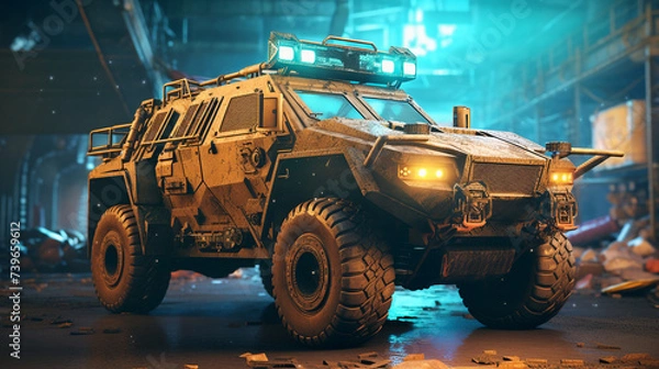 Obraz duty dump truck