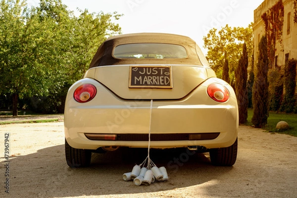 Obraz Właśnie żonaty