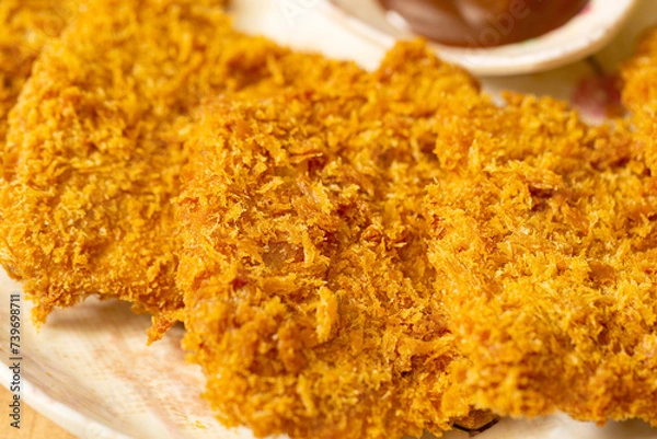 Fototapeta  pork cutlet on a plate