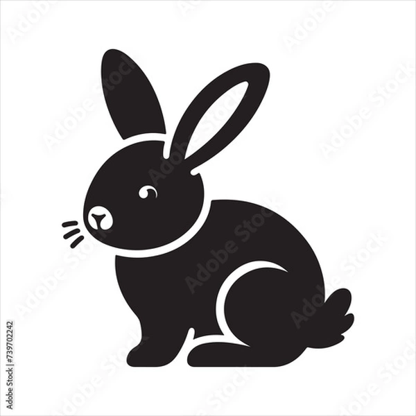 Fototapeta rabbit vector