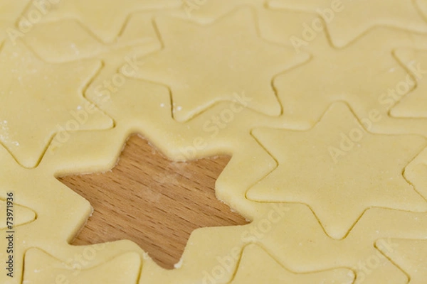 Fototapeta Plätzchenteig Sterne