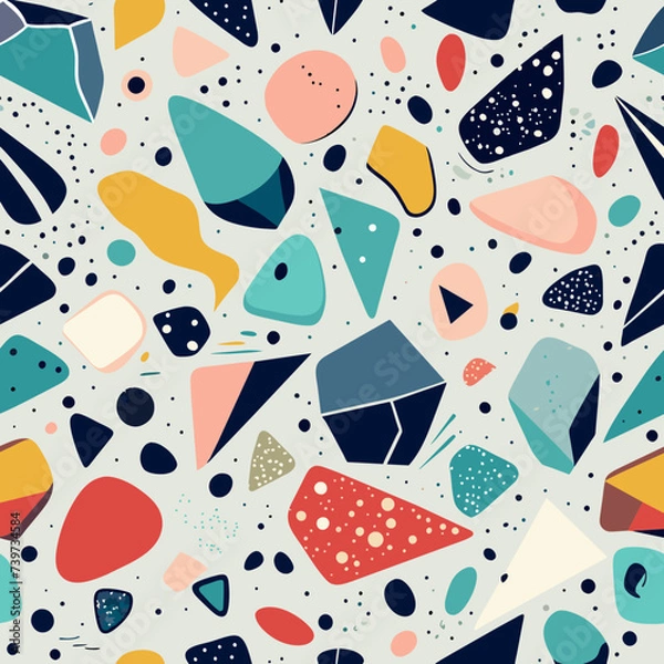 Fototapeta Terrazzo Pattern - Modern and Trendy