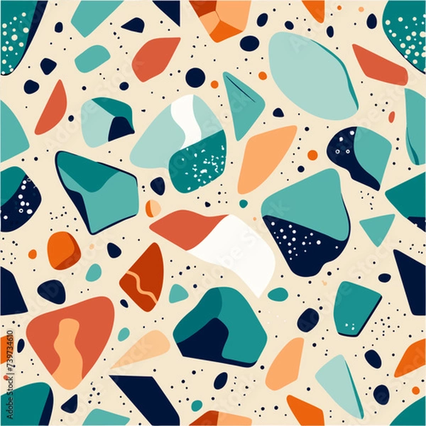 Fototapeta Terrazzo Pattern - Modern and Trendy