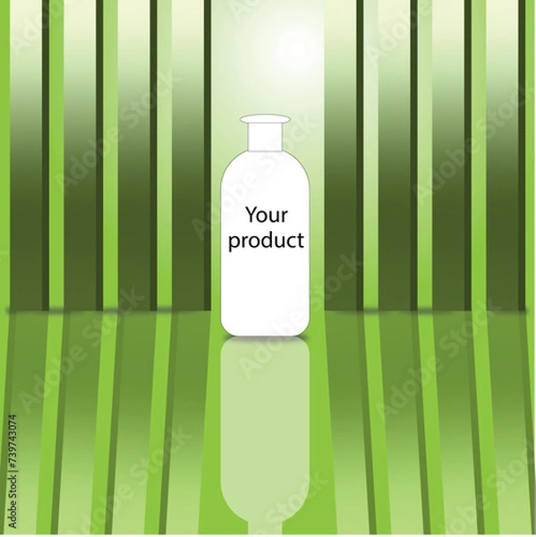 Obraz green product templete