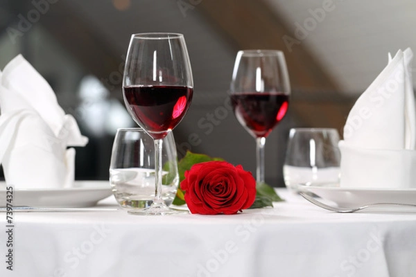 Obraz romantic dinner