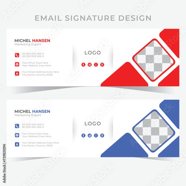 Obraz Email Signature Design