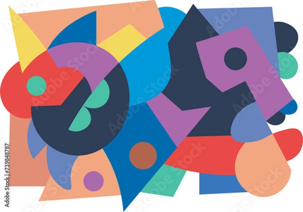 Fototapeta colorful abstract pattern for wall decoration