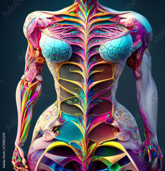 Obraz 상상의 여인의 몸