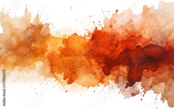 Fototapeta Rust Stain on white background