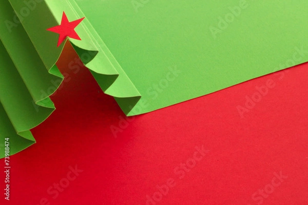 Fototapeta Christmas tree background