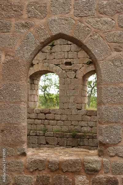 Fototapeta fenêtre de château
