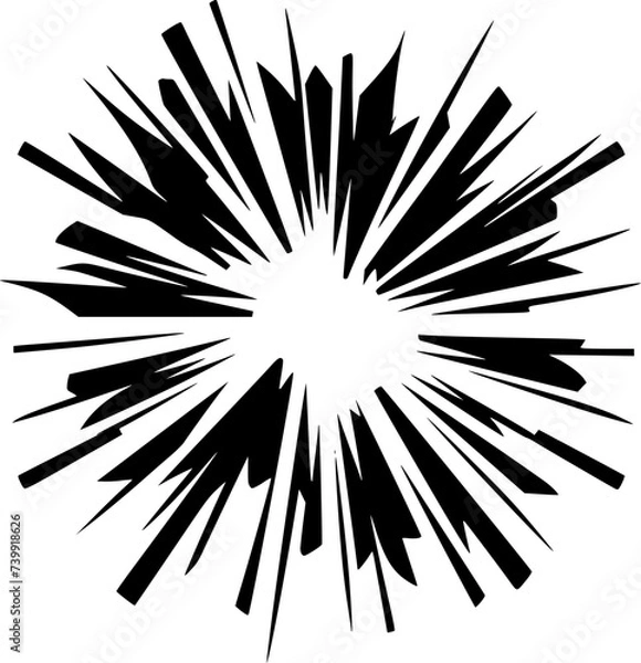 Obraz Explosion - Minimalist and Flat Logo - Vector illustration
