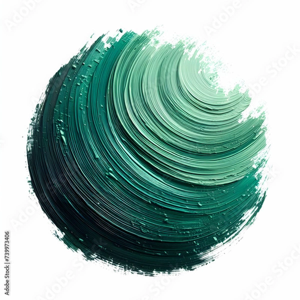 Fototapeta Paint Brush Stroke isolated on white background, stain , ink , grunge, smear , smudge , splash 