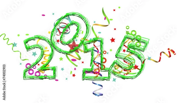 Obraz inscription 2015 New Year