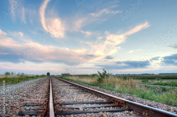 Fototapeta Train tracks