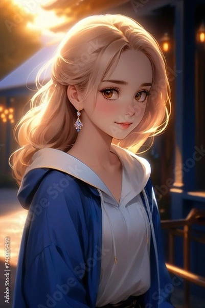 Obraz Femme en veste