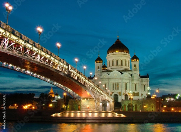 Obraz Moscow. Temple of Christ Our Saviour 