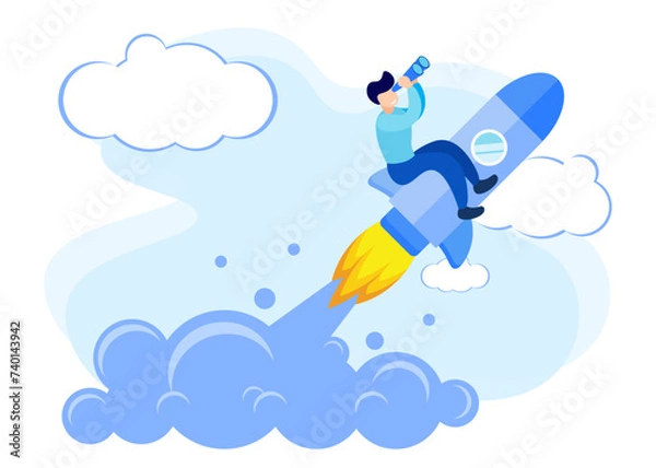 Obraz Illustration vector graphic cartoon character of vision