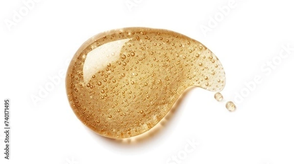 Fototapeta Golden drop texture isolated on white background