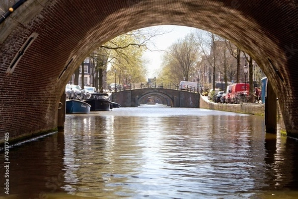 Obraz Kanal in Amsterdam
