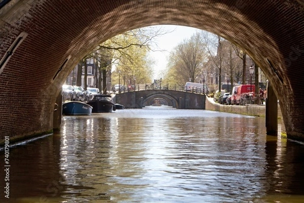 Obraz Kanal in Amsterdam